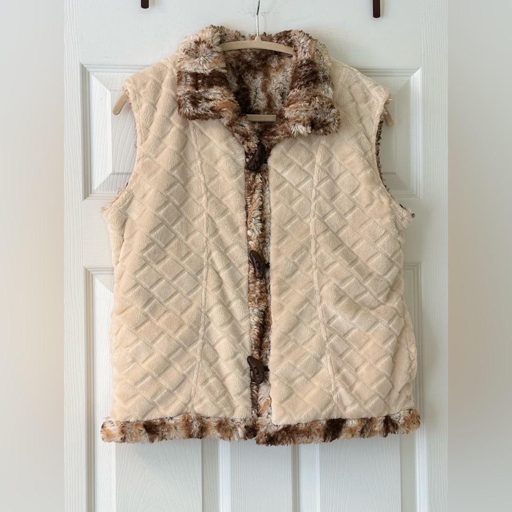 Wooly Bully Reversible Vest Size M